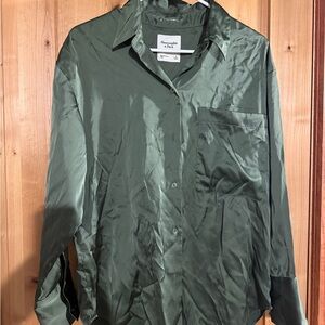 Abercrombie Oversized Button-Up Shirt